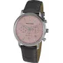 Relógio cronógrafo de homem JACQUES LEMANS Liverpool 1-209F 39mm aço inoxidável mostrador preto