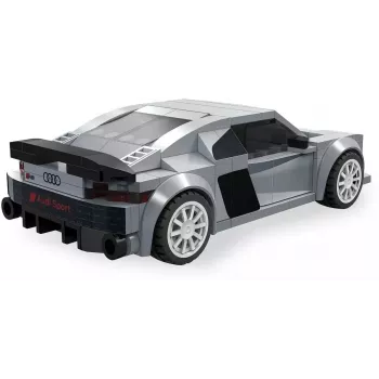 Jamara CaDA Audi R8 Coupé conjunto de blocos de construção à escala 1:24 – 272 peças, cinzento, a partir dos 8 anos