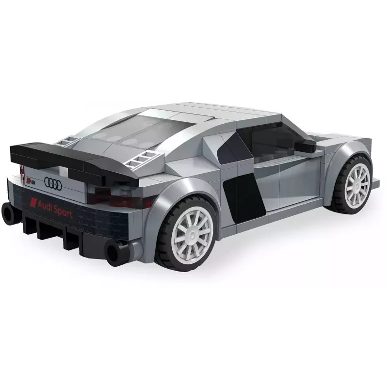 Jamara CaDA Audi R8 Coupé conjunto de blocos de construção à escala 1:24 – 272 peças, cinzento, a partir dos 8 anos