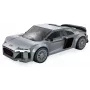 Jamara CaDA Audi R8 Coupé conjunto de blocos de construção à escala 1:24 – 272 peças, cinzento, a partir dos 8 anos