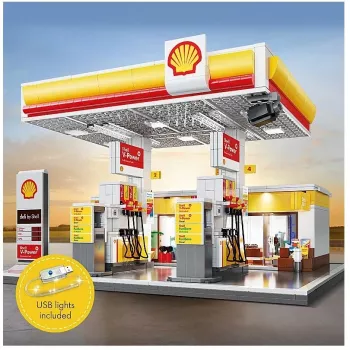 Jamara CaDA Shell posto de gasolina Bricks 14+