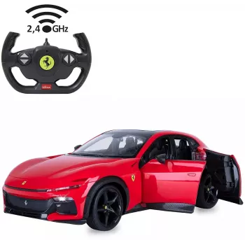 Carro desportivo RC Jamara Ferrari Purosangue 1:14 vermelho 2,4 GHz 11 km/h elétrico