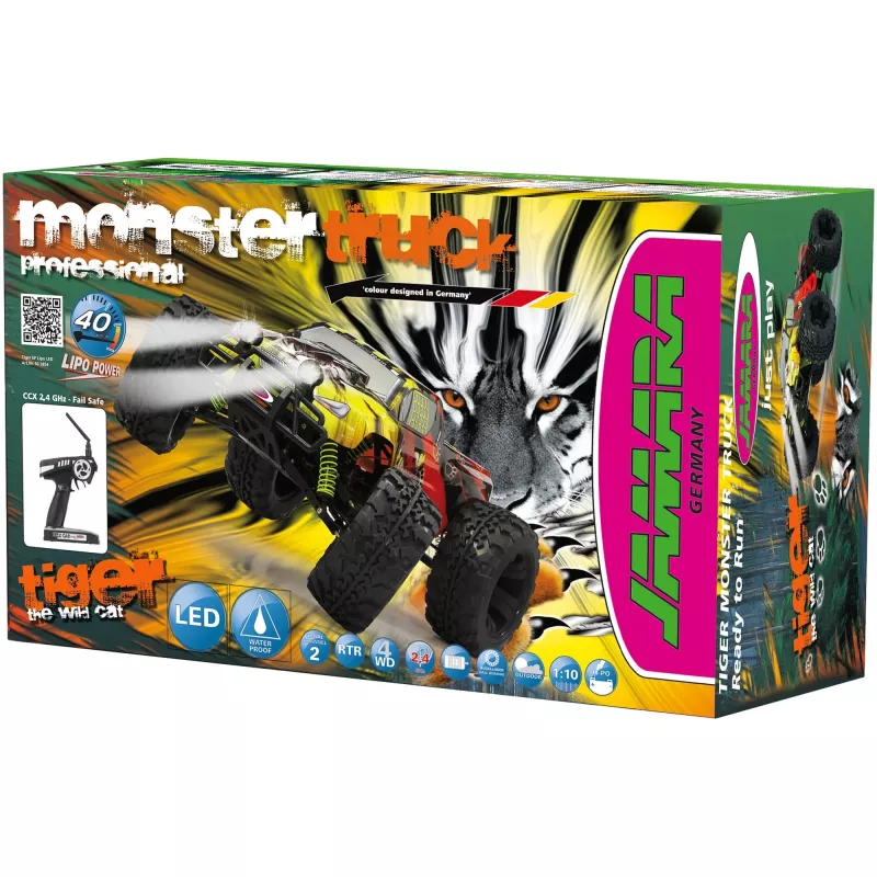 Monster Truck Tiger Jamara 1:10 EP 4WD LED NiMH 2.4G 14+