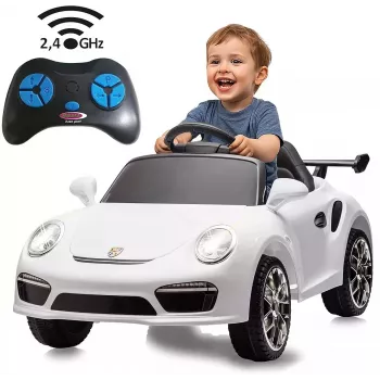 JAMARA Veículo a pedais RUF CTR3 Club Sport branco 2,4GHz Li-Power 12.6