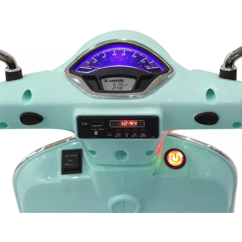 Veículo montável Jamara Ride-on Vespa GTS 125 Mint Green Li-Power 12.6