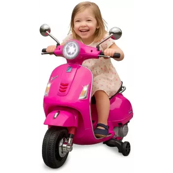 Veículo a pedais Vespa GTS 125 Pink Li-Power 12.6 Jamara
