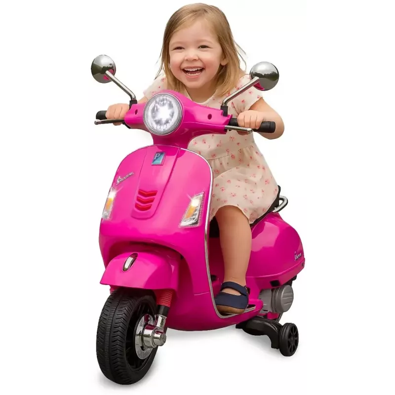 Veículo a pedais Vespa GTS 125 Pink Li-Power 12.6 Jamara