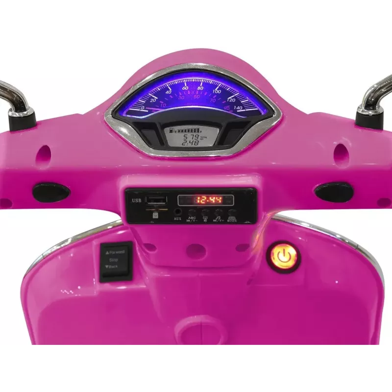 Veículo a pedais Vespa GTS 125 Pink Li-Power 12.6 Jamara