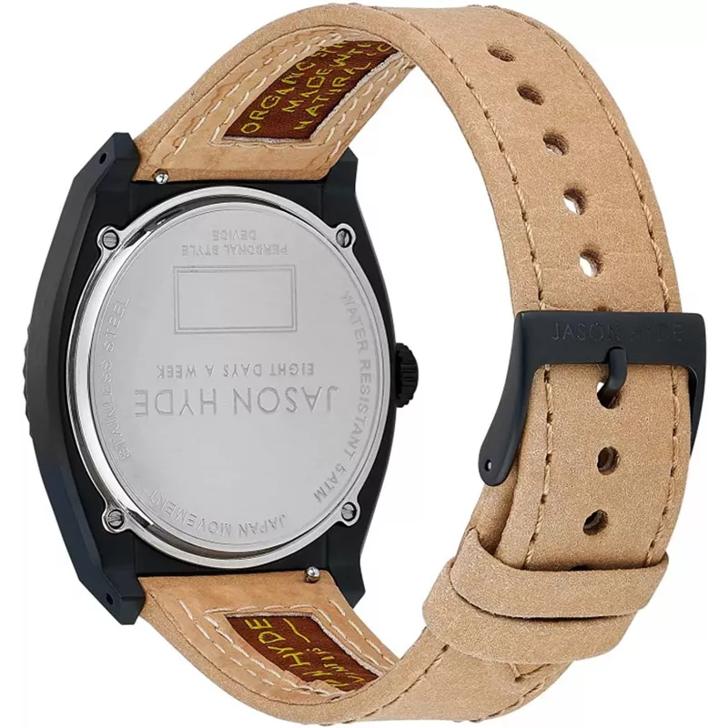 JASON HYDE JH10014 relógio unissexo 40mm Earth Collection mostrador azul bracelete azul