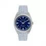 JASON HYDE MAN JH10004 relógio analógico de quartzo 40mm mostrador preto bracelete de couro genuíno