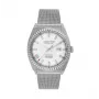 JASON HYDE MAN JH30003 relógio analógico de quartzo 40mm mostrador azul bracelete de couro castanha