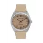 JASON HYDE Relógio Unissexo JH10010 40mm Aço Inoxidável Quartzo Analógico Mostrador Preto Bracelete de Pele Eco