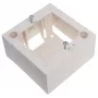 Caixa de superfície individual JAVEL para 2 módulos M45, 1M, 45x45, branca