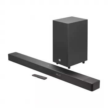 JBL Cinema barra de som de 3.1.2 canais com Dolby Atmos e subwoofer sem fios, 590W, preta