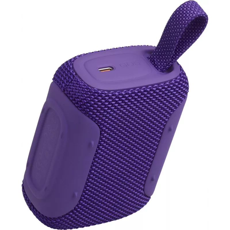 Altifalante Bluetooth ultraportátil JBL GO 5, roxo