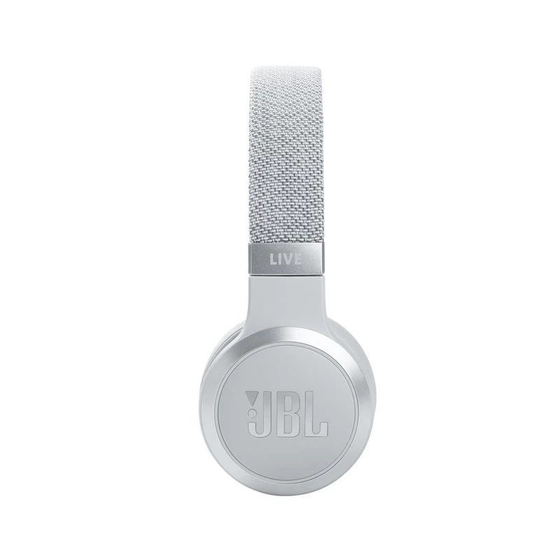 JBL Live 460NC auscultadores on-ear sem fios com cancelamento ativo de ruído, brancos