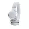 JBL Live 460NC auscultadores on-ear sem fios com cancelamento ativo de ruído, brancos