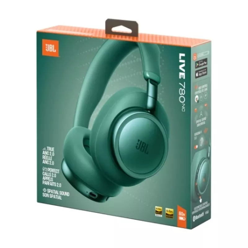 JBL Live 780NC auscultadores Bluetooth sem fios, verde