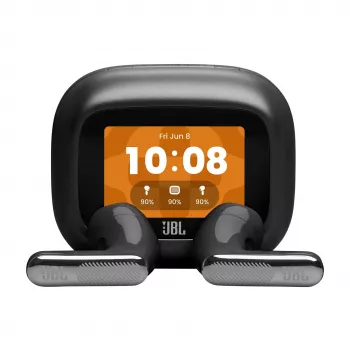 JBL LIVE Flex 4 auscultadores Bluetooth True Wireless In-Ear com cancelamento de ruído adaptativo, preto