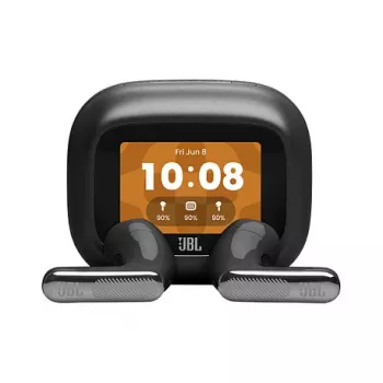 JBL LIVE Flex 4 auscultadores Bluetooth True Wireless In-Ear com cancelamento de ruído adaptativo, preto