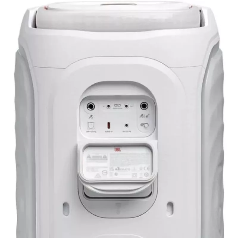 JBL PartyBox 130 coluna de festa portátil, 200W RMS, Bluetooth 6.0, Auracast, IPX4, branca