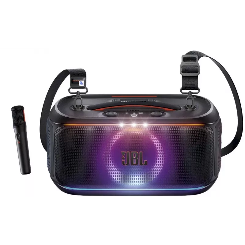 JBL Partybox On-The-Go 2 Altifalante Bluetooth – preto, 100 W RMS, IPX4, TWS