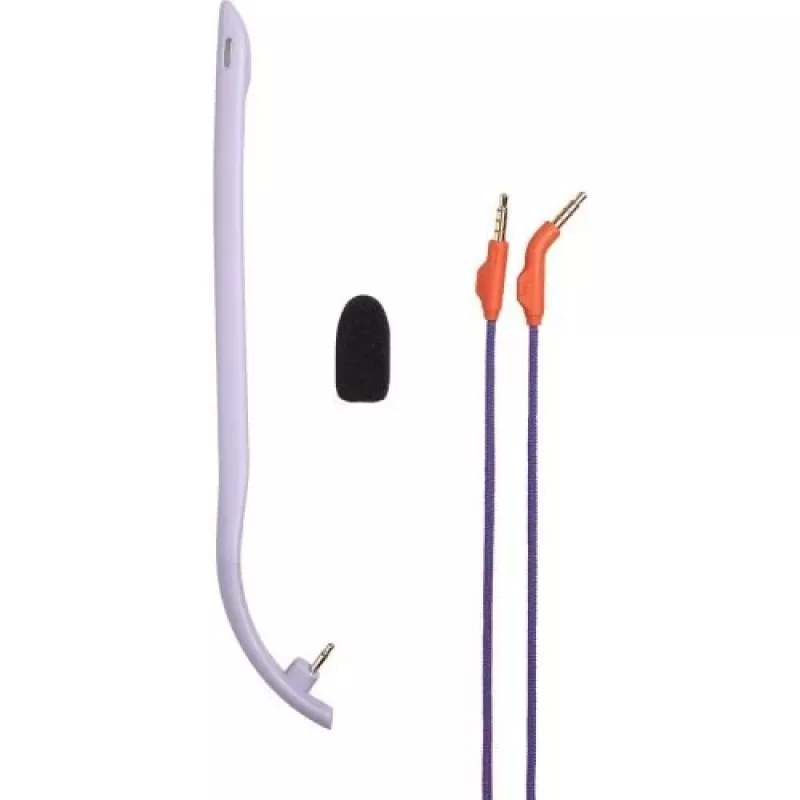 JBL Quantum 250 headset gaming com fios com microfone, roxo