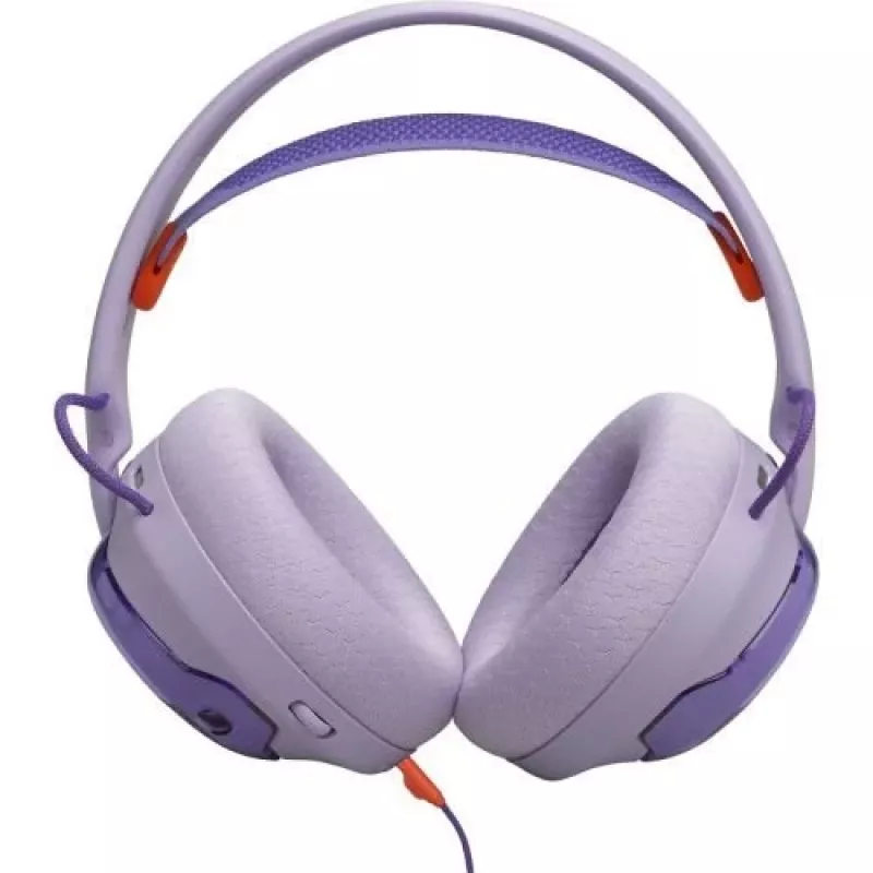 JBL Quantum 250 headset gaming com fios com microfone, roxo