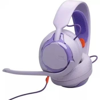 JBL Quantum 250 headset gaming com fios com microfone, roxo