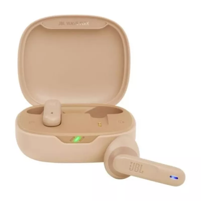 JBL Wave Flex TWS auriculares intra-auriculares sem fios Bluetooth bege EU
