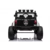 JC666 Carro de polícia elétrico para criança com luzes LED, MP3 e comando branco