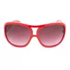 Óculos de sol JEE VICE mulher JV21301115001 - oversized quadrados armação preta lentes cinzentas degradê UV400