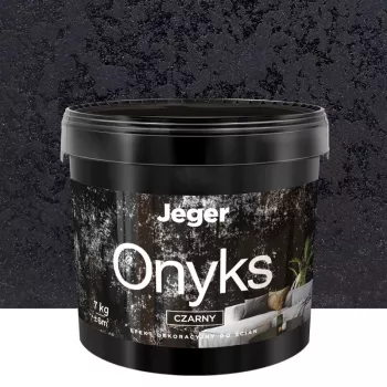 Reboco decorativo Jeger Plaster Onyks Black 7 kg