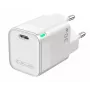 Jellico C43 Carregador Rápido Adaptativo Inteligente PD 30W QC 3.0 Mini com 1x USB-C (5-20V) Branco