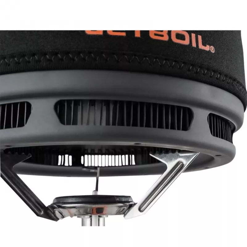 Panela de cerâmica Jetboil 1,5L - panela de campismo com FluxRing, alumínio anodizado duro, revestimento antiaderente, pegas dobráveis