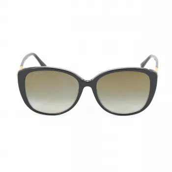 Óculos de sol de mulher JIMMY CHOO ALY-F-S-AE2 cat eye dourado castanho degradê 54/18/145 mm