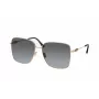 Óculos de sol para mulher JIMMY CHOO HESTER-S-2M2 - armação preta, lentes degradê cinzentas, 59 mm