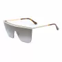 Óculos de sol de mulher Jimmy Choo Leah/S 06JHA armação borboleta em metal dourado lentes castanho degradê 57mm