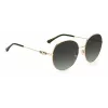 Óculos de sol de mulher JIMMY CHOO BIRDIESPEFIB - armação de acetato cat-eye quadrada oversize - 60/18/145 mm - proteção UV400