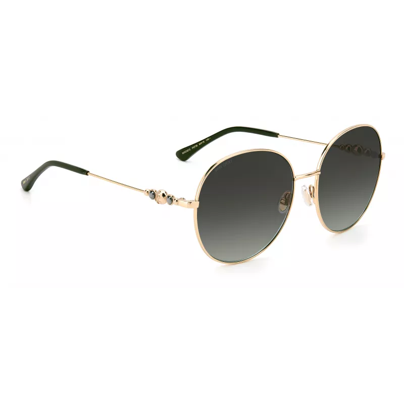 Óculos de sol de mulher JIMMY CHOO BIRDIESPEFIB - armação de acetato cat-eye quadrada oversize - 60/18/145 mm - proteção UV400