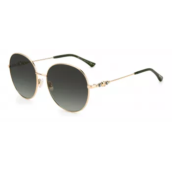 Óculos de sol de mulher JIMMY CHOO BIRDIESPEFIB - armação de acetato cat-eye quadrada oversize - 60/18/145 mm - proteção UV400