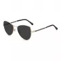 Óculos de sol JIMMY CHOO CAROLS2M2IR para mulher em forma de olho de gato - armação de acetato preta, lentes degradê cinzentas 56/18/140 mm