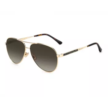 Óculos de sol JIMMY CHOO JIMENA-S-06J para mulher modelo borboleta Havana castanho degradê 60 mm