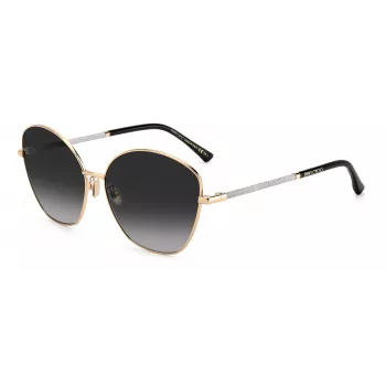 Óculos de sol de mulher Jimmy Choo MARILIA GSK2M2 dourado/Havana castanho degradê 63mm