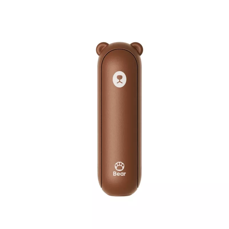 JISULIFE ventoinha de mão 8 castanho - mini ventoinha portátil recarregável com função de powerbank