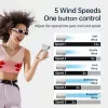 Ventilador portátil USB JISULIFE Handheld Fan Life9 5000mAh - cinzento