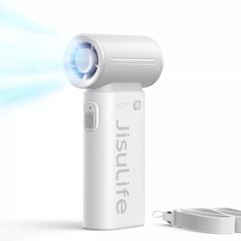 Ventilador portátil USB JISULIFE Handheld Fan Life9 5000mAh - cinzento