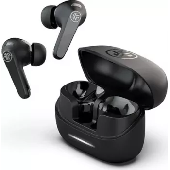 JLab JBuds ANC Pods Auscultadores True Wireless com cancelamento ativo de ruído, IP55, Preto
