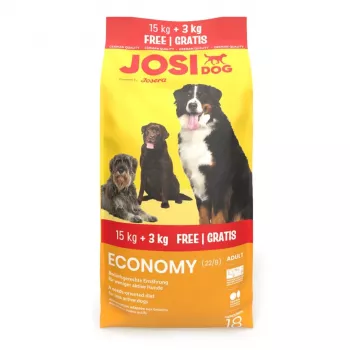 Ração para cães JOSERA Josidog Economy 15kg+3kg