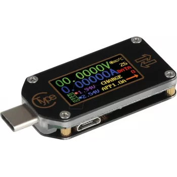 Medidor de potência JOY-IT TC66C USB-C com LCD a cores e Bluetooth